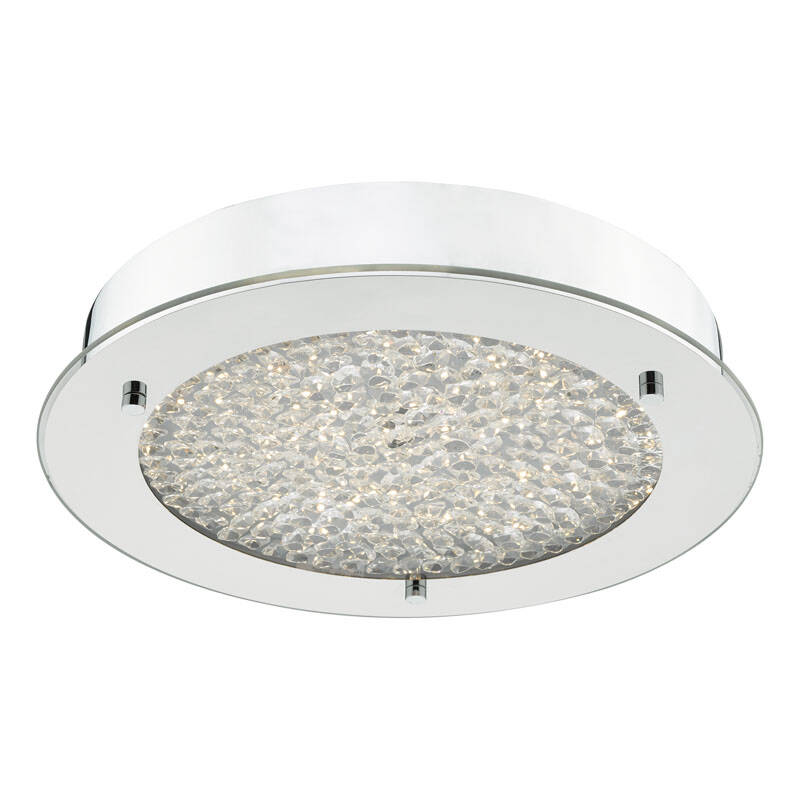 Image of Dar Peta Crystal LED Flush Light