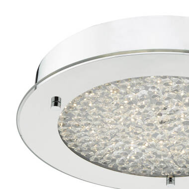 Image of Dar Peta Crystal LED Flush Light