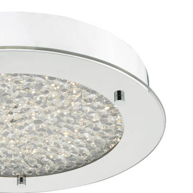 Image of Dar Peta Crystal LED Flush Light