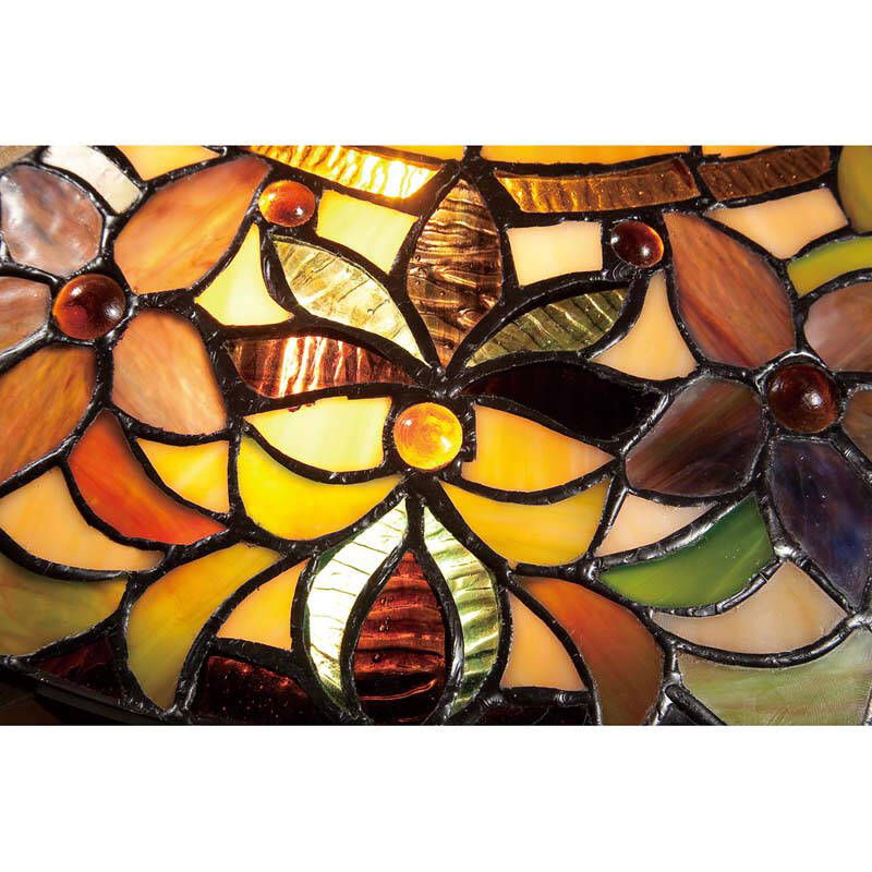 Image of Quoizel Tiffany Kami 2 Light Flush Ceiling Light