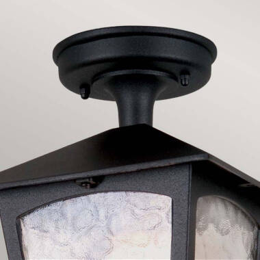 Image of Elstead York Semi Flush Porch Lantern