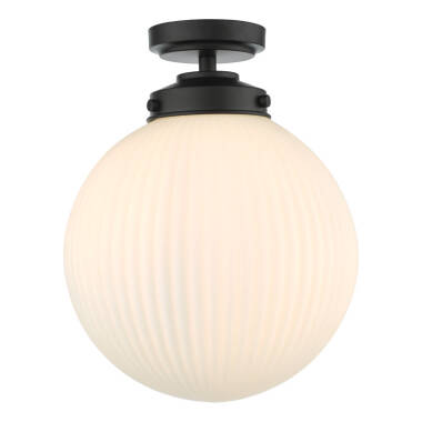Dar Alrik Bathroom Semi-Flush Ceiling Light