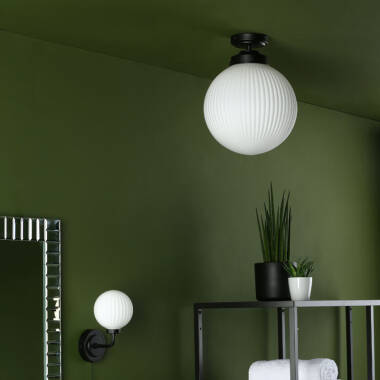 Image of Dar Alrik Bathroom Semi-Flush Ceiling Light