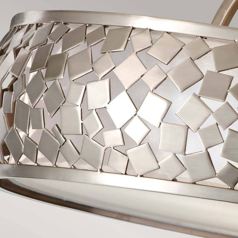 Image of Feiss Zara Semi-Flush Ceiling Light