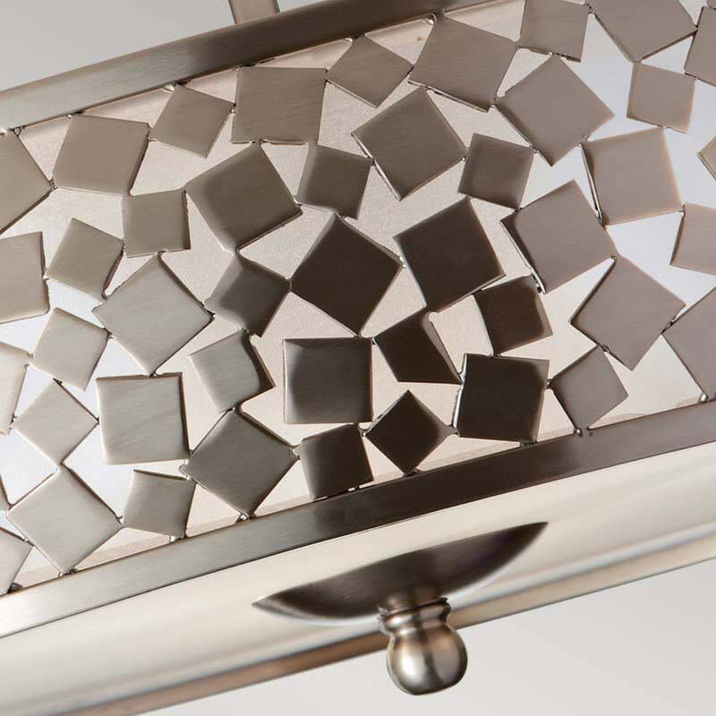 Image of Feiss Zara Semi-Flush Ceiling Light
