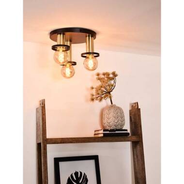 Image of Lucide Anaka 3 Arm Flush Ceiling Light