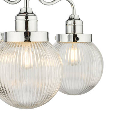 Image of Dar Tamara 3 Arm Semi-Flush Ceiling Light