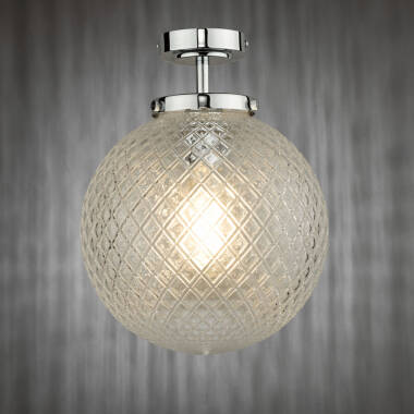 Image of Dar Wayne Bathroom Semi-Flush Ceiling Light