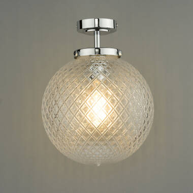 Image of Dar Wayne Bathroom Semi-Flush Ceiling Light