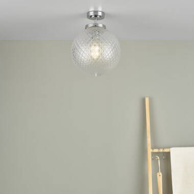 Image of Dar Wayne Bathroom Semi-Flush Ceiling Light