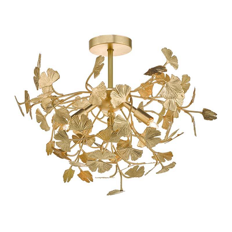 Image of Dar Yadira Semi Flush Ceiling Light