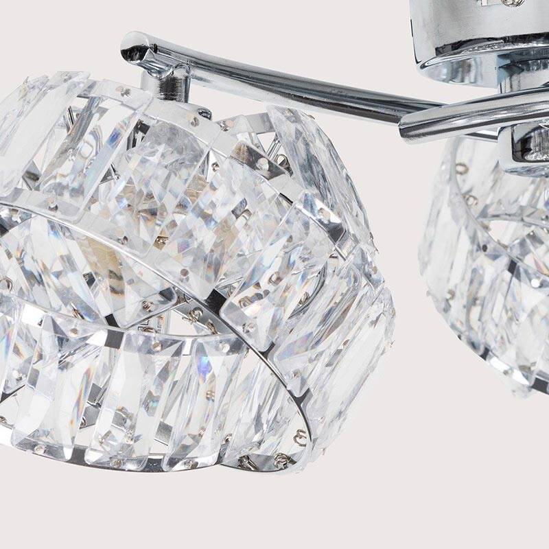 Image of Edit Allure 3 Arm Semi-Flush Ceiling Light