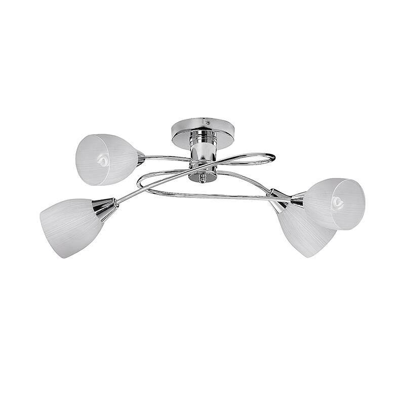 Image of Edit Andrea 4 Arm Semi-Flush Ceiling Light