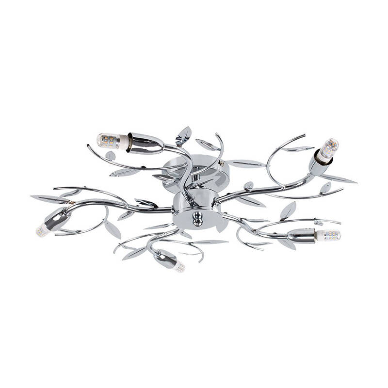 Image of Edit Blossom 5 Arm Semi-Flush Ceiling Light