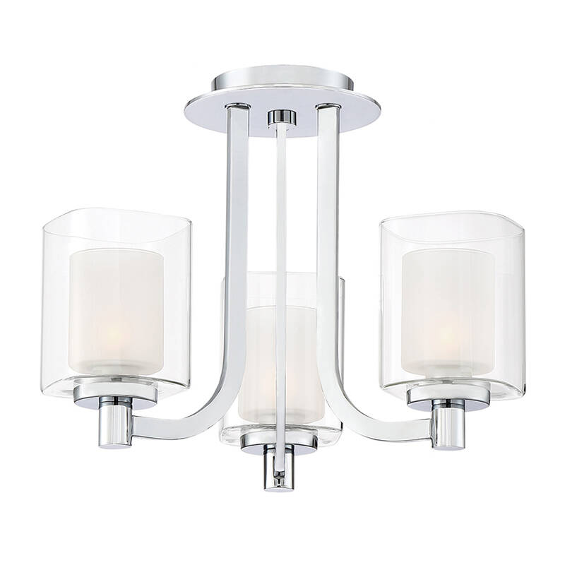 Image of Quoizel Kolt Bathroom Semi Flush Ceiling Light