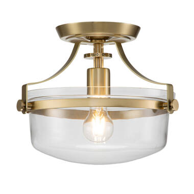 Quoizel Penn Station Semi Flush Ceiling Light