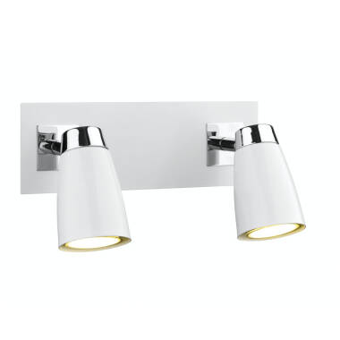 Dar Loft 2 Light Spotlight Plate