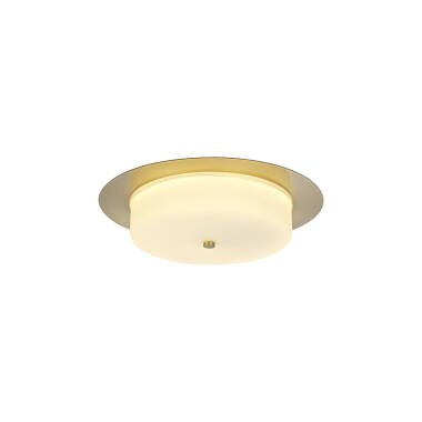 Yholis Glass LED Bathroom Flush Ceiling Light
