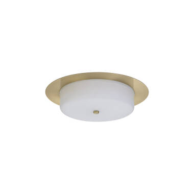 Image of Yholis Glass LED Bathroom Flush Ceiling Light