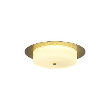 Image of Yholis Glass LED Bathroom Flush Ceiling Light