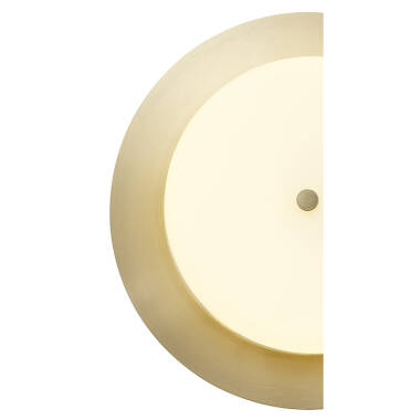 Image of Yholis Glass LED Bathroom Flush Ceiling Light