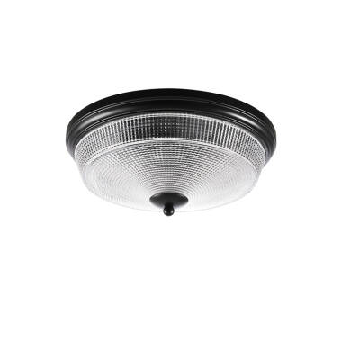 Image of Arabella Glass Flush Ceiling Light