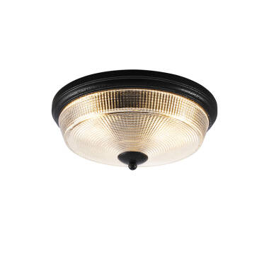 Image of Arabella Glass Flush Ceiling Light