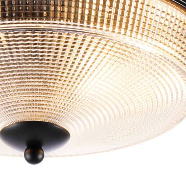 Image of Arabella Glass Flush Ceiling Light