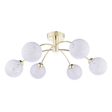 Image of Dar Capucine Semi-Flush Ceiling Light
