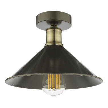 Image of Dar Jalen Semi-Flush Ceiling Light