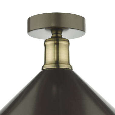Image of Dar Jalen Semi-Flush Ceiling Light