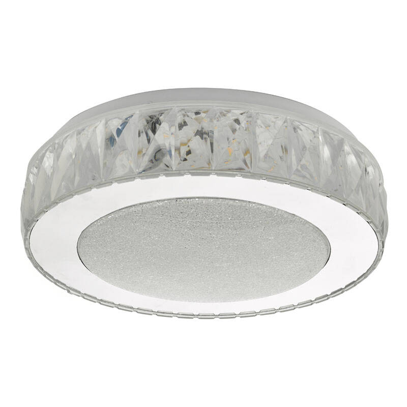 Image of Dar Akelia LED Flush Ceiling Light