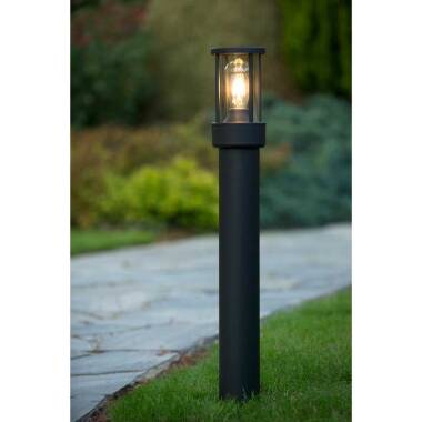 Image of Lucide Lori 800 Outdoor Post Light with Dusk to Dawn Sensor
