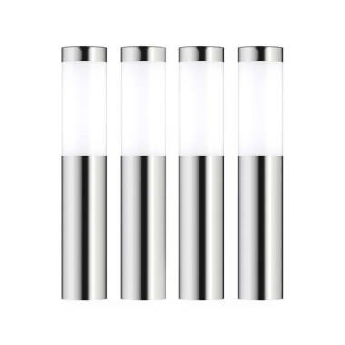 Suri 365 Mini London LED USB Solar Post Light - Set of 4