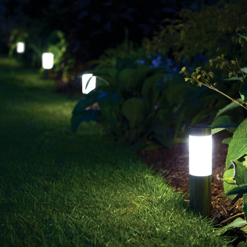 Image of Suri 365 Mini London LED USB Solar Post Light - Set of 4