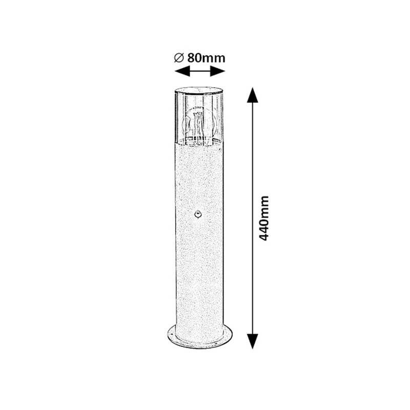 Image of Edit Teplice 440 Outdoor Post Light with PIR Sensor