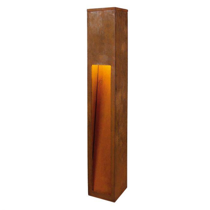 Image of SLV Rusty Slot Outdoor Post Light
