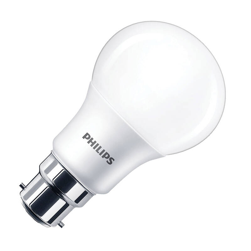 Image of Philips CorePro 5W LED Frosted GLS Bulb - Bayonet Cap