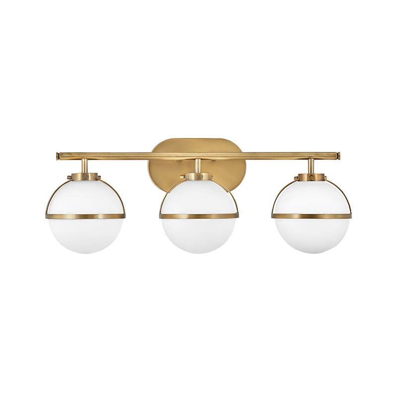 Image of Hinkley Hollis 3 Light Bathroom Wall Light