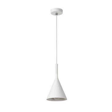 Image of Lucide Gipsy Cone Plaster Ceiling Pendant Light
