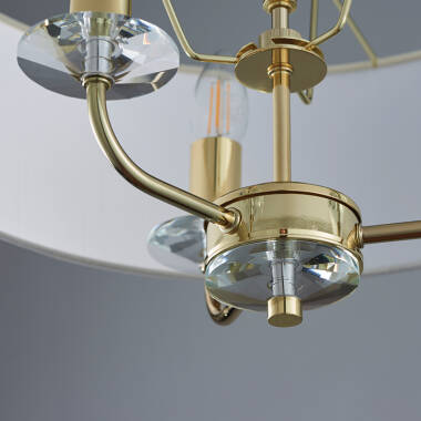Image of Endon Nixon 3 Light Ceiling Pendant Light