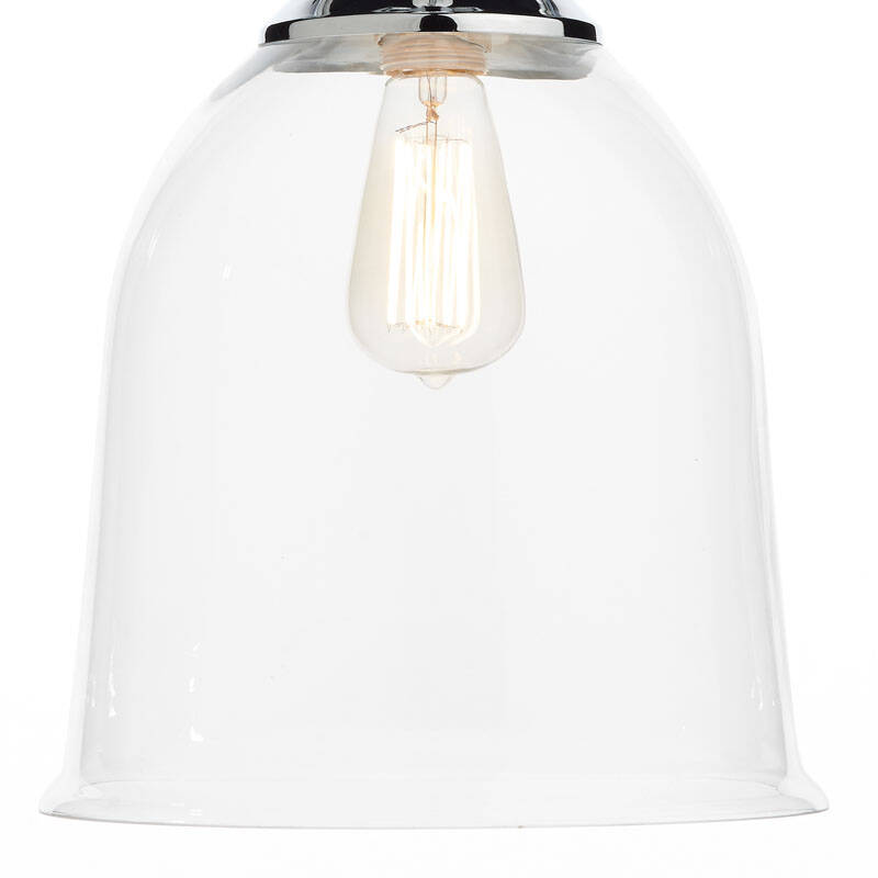 Image of Dar Nolan Dual Mount Glass Ceiling Pendant Light