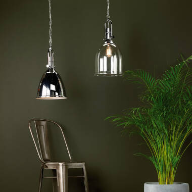 Image of Dar Nolan Dual Mount Glass Ceiling Pendant Light