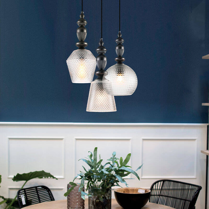Image of Edit Hirst 3 Light Glass Cascade Ceiling Pendant