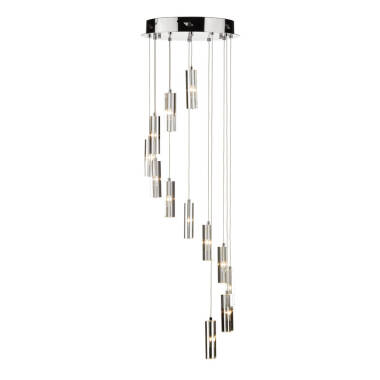 Dar Galileo 12 Light LED Cascade Ceiling Pendant
