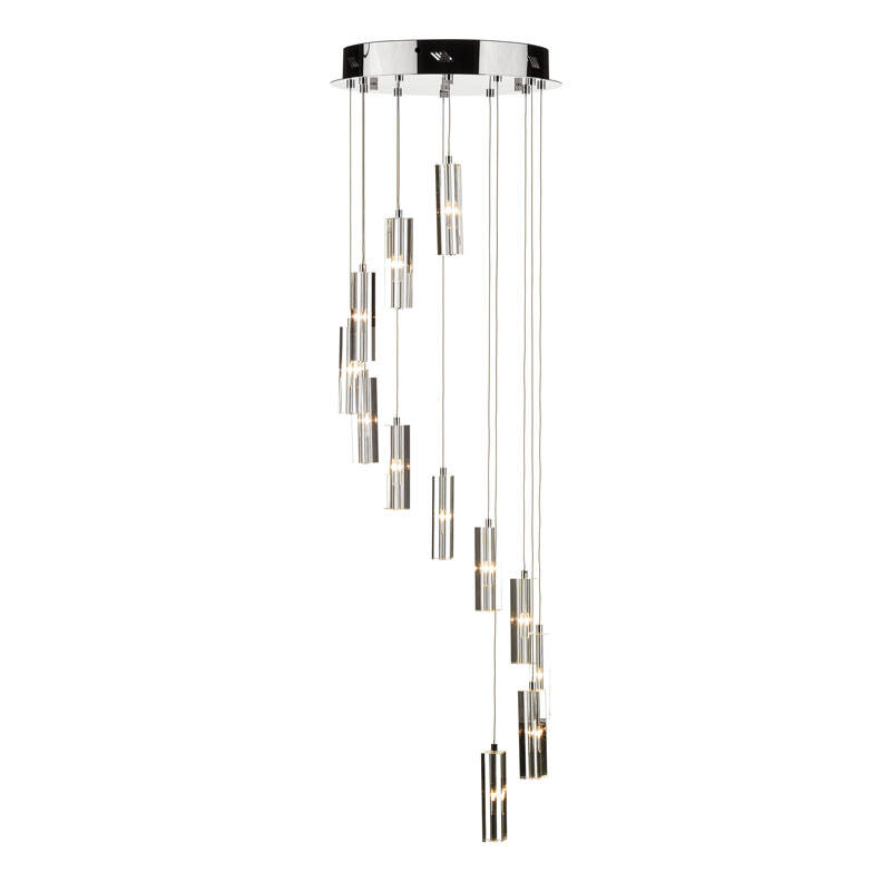 Image of Dar Galileo 12 Light LED Cascade Ceiling Pendant