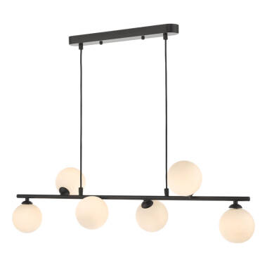 Dar Spiral 6 Light Bar Pendant