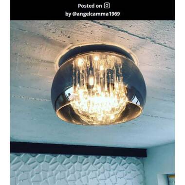 Image of Lucide Pearl 5 Light Flush Ceiling Light