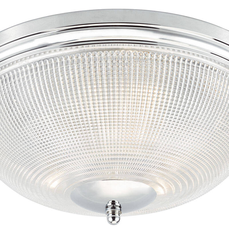 Image of Dar Arbour Flush Ceiling Light