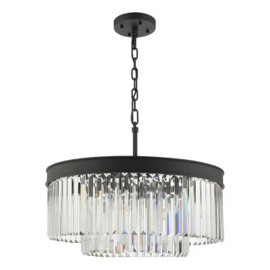 Image of Dar Celeus Crystal Chandelier